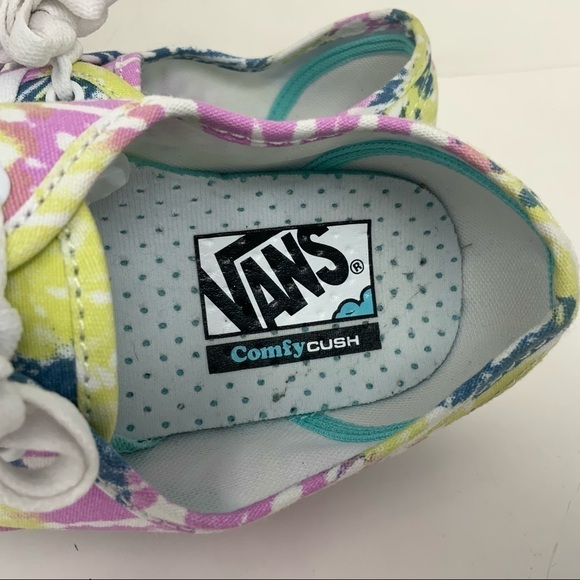 Vans Comfycush Authentic Trainers-Orchid/True White/Multicolor. Womens Size 7.0 - Picture 10 of 12